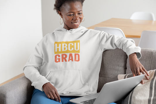 "HBCU Grad" Unisex Hoodie (Available in Multiple Colors)